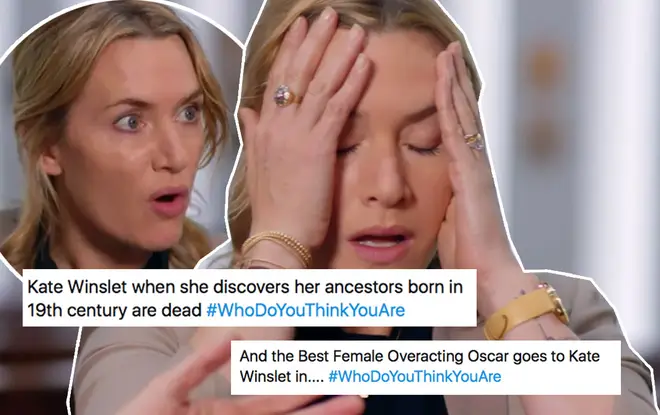 Kate Winslet was very dramatic on her episode