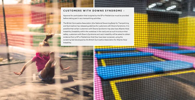 A girl with Down's syndrome was turned away from a trampoline park