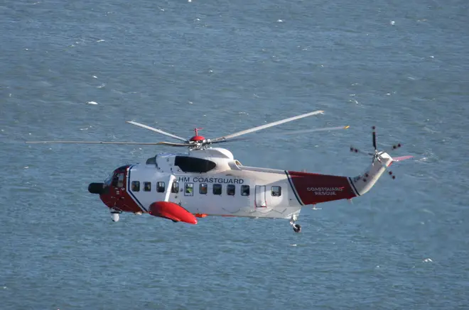 The helicopter rescue costed £7,000 (stock image)