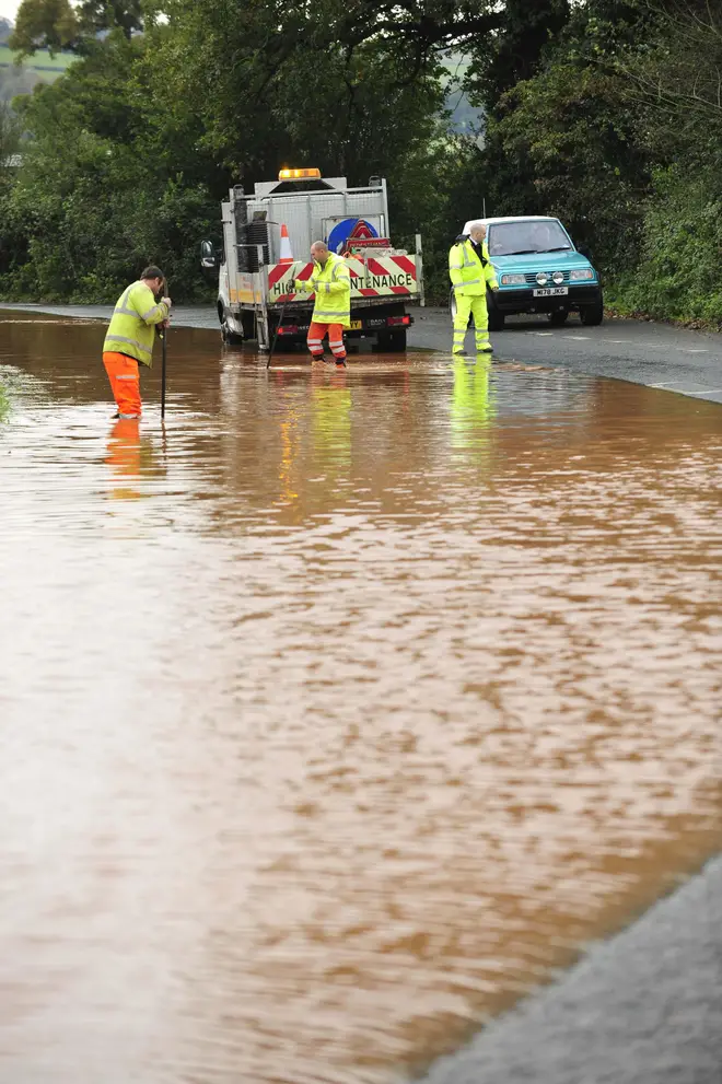 The horrible weather will potentially end in flooding