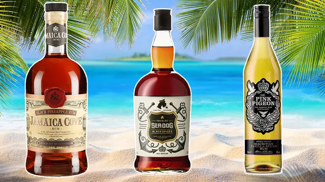 There are different types of rum available, spiced, dark and white