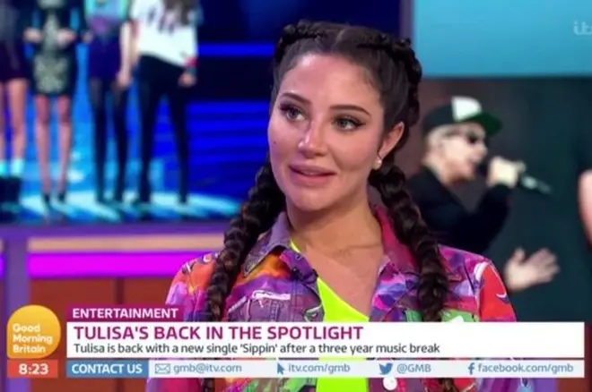 Tulisa spoke about her new single on GMB today