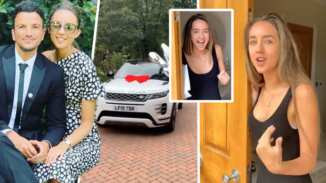 Peter Andre's wife Emily was left shocked as she was greeted with a brand new car