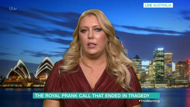 Mel Greig says that the prank call still haunts her seven years on