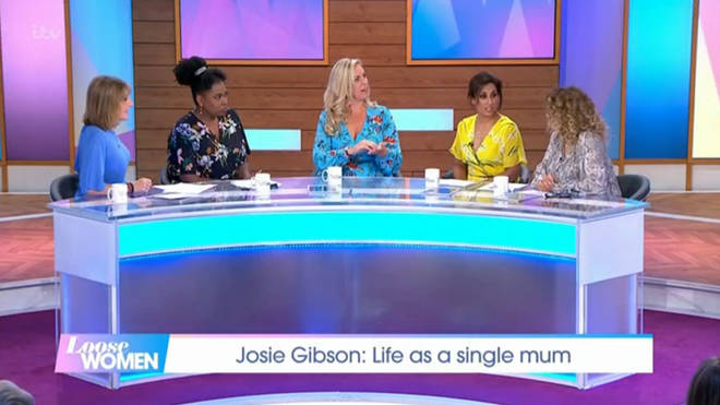 Josie appeared on Monday's Loose Women, where she opened up about the pressure of raising a child alone