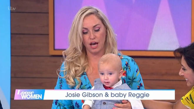 Baby Reggie made an appearance on the show - and the Loose Women loved his outfit