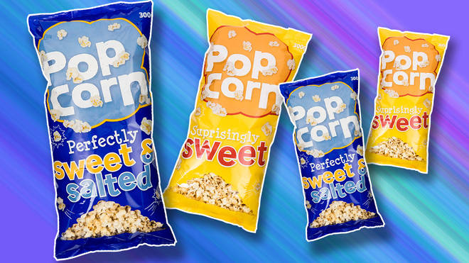 These giant bags of popcorn are great for sharing with colleagues