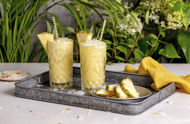 This is a rich twist on a classic pina colada