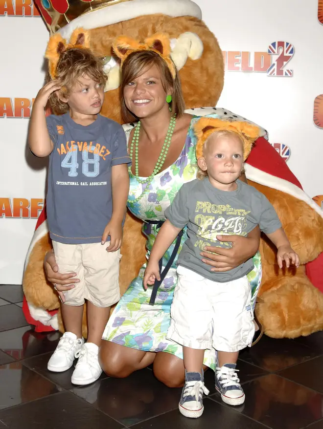 Jade in 2006 with Freddie and Bobby at a Garfield film premiere