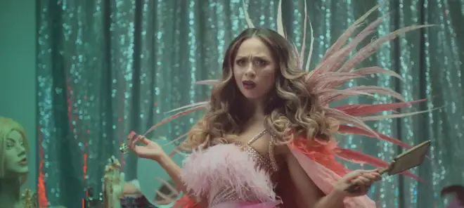 Katya Jones looks stunning but very unimpressed in the new trailer
