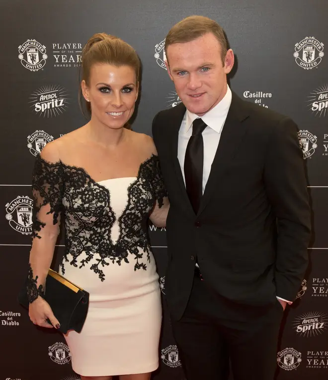 Footballer Wayne Rooney was pictured chatting to a mystery brunette at the end of an alcohol-fuelled night out.