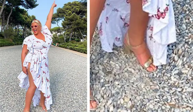 Gemma Collins has confused fans as they spot distortions in her picture