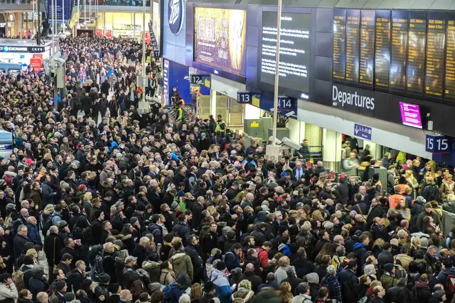 Train stations will be chaos this weekend