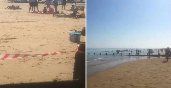 Essex beaches were evacuated