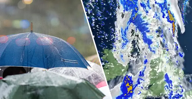 Wet weather is set to hit the UK