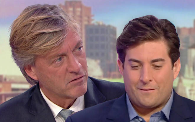 James was left feeling a bit embarrassed by Richard