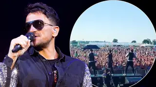 Peter Andre halted his set over the weekend