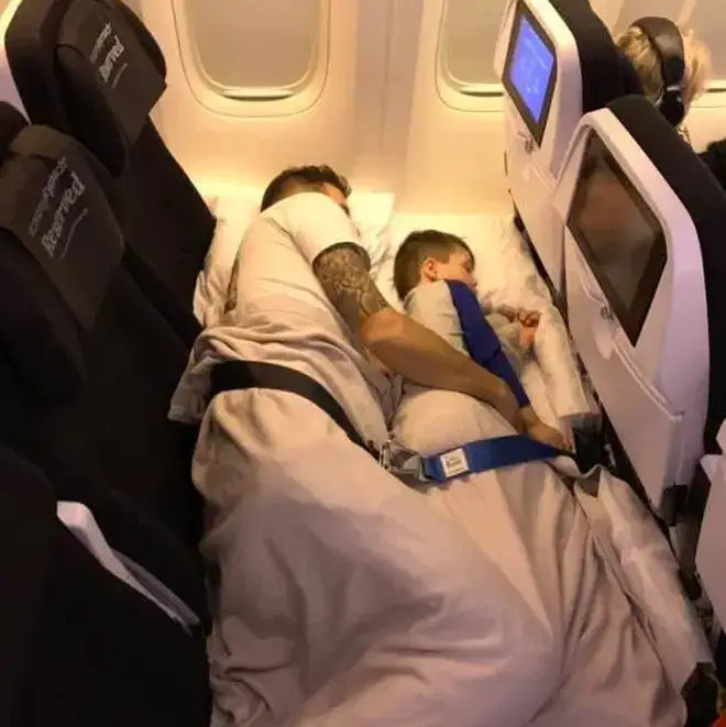 The upgrade allows passengers to turn their row into a bed