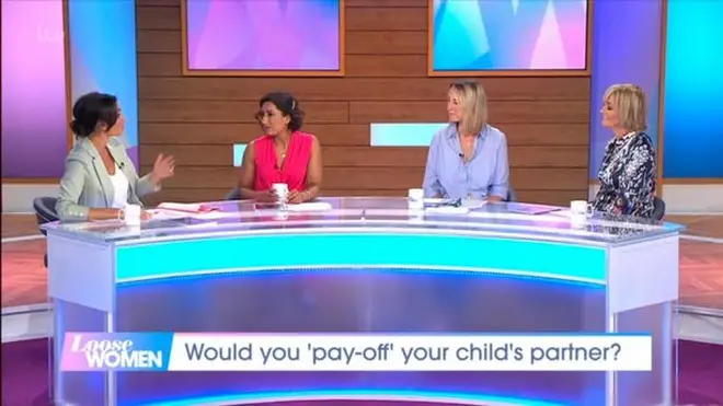 Christine spoke about her relationship on Loose Women earlier today