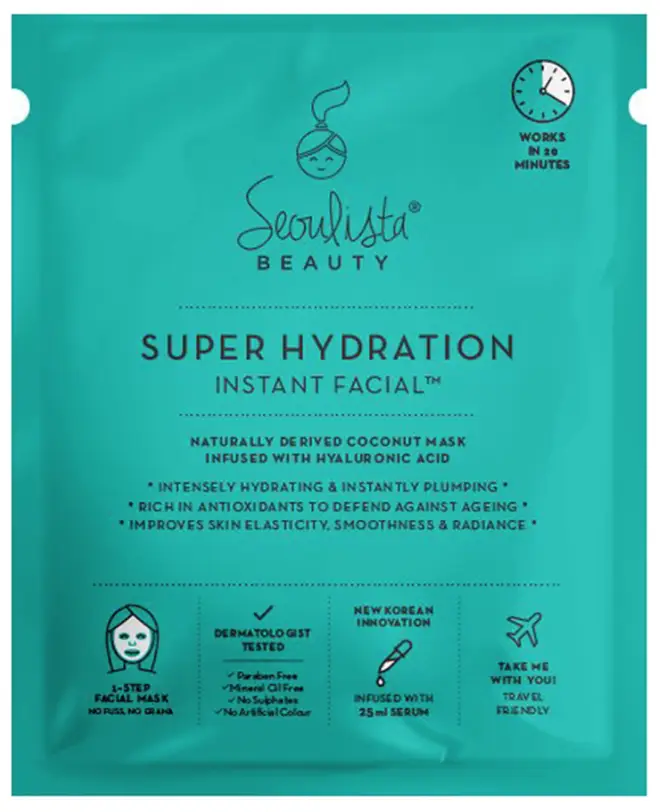Seoulista’s Beauty Super Hydration Instant Facial, £7.99