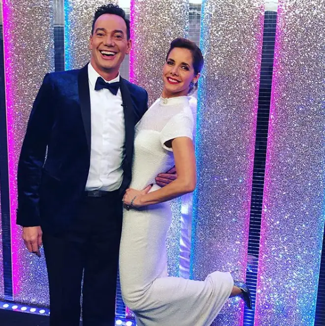 Craig pictured with Darcey, the show's former judge