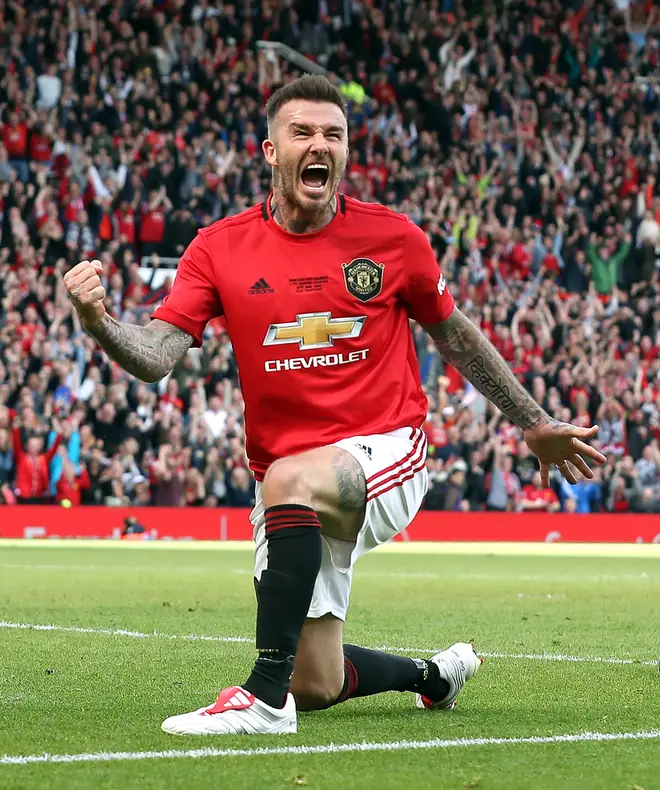 Becks has enjoyed an incredible football career, for which he's still reaping the benefits