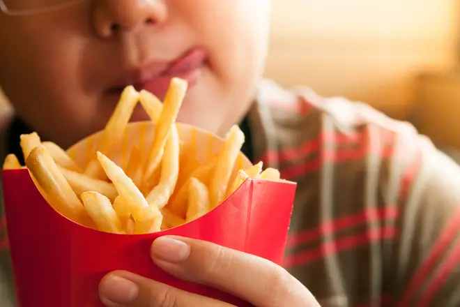 The unnamed boy lived on a diet of chips and crisps