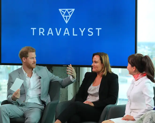 The Duke of Sussex spoke in Amsterdam during the launch of Travalyst