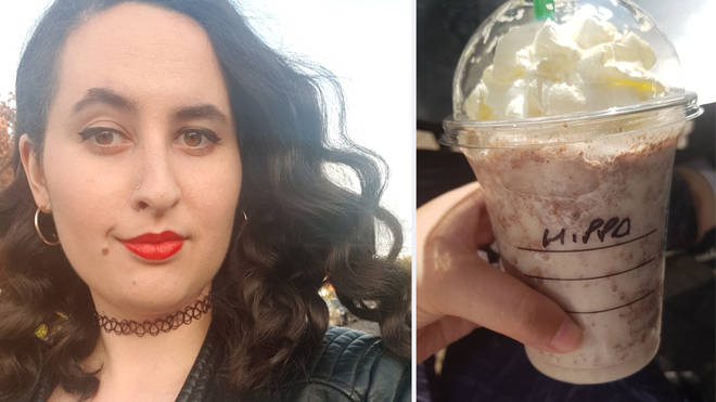 The woman from London was outraged after being seemingly labelled a 'Hippo' by a Barista