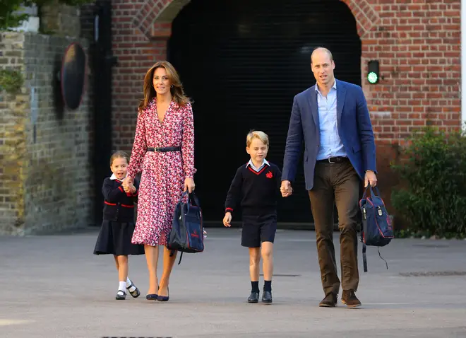 Kate's dress matched her children perfectly