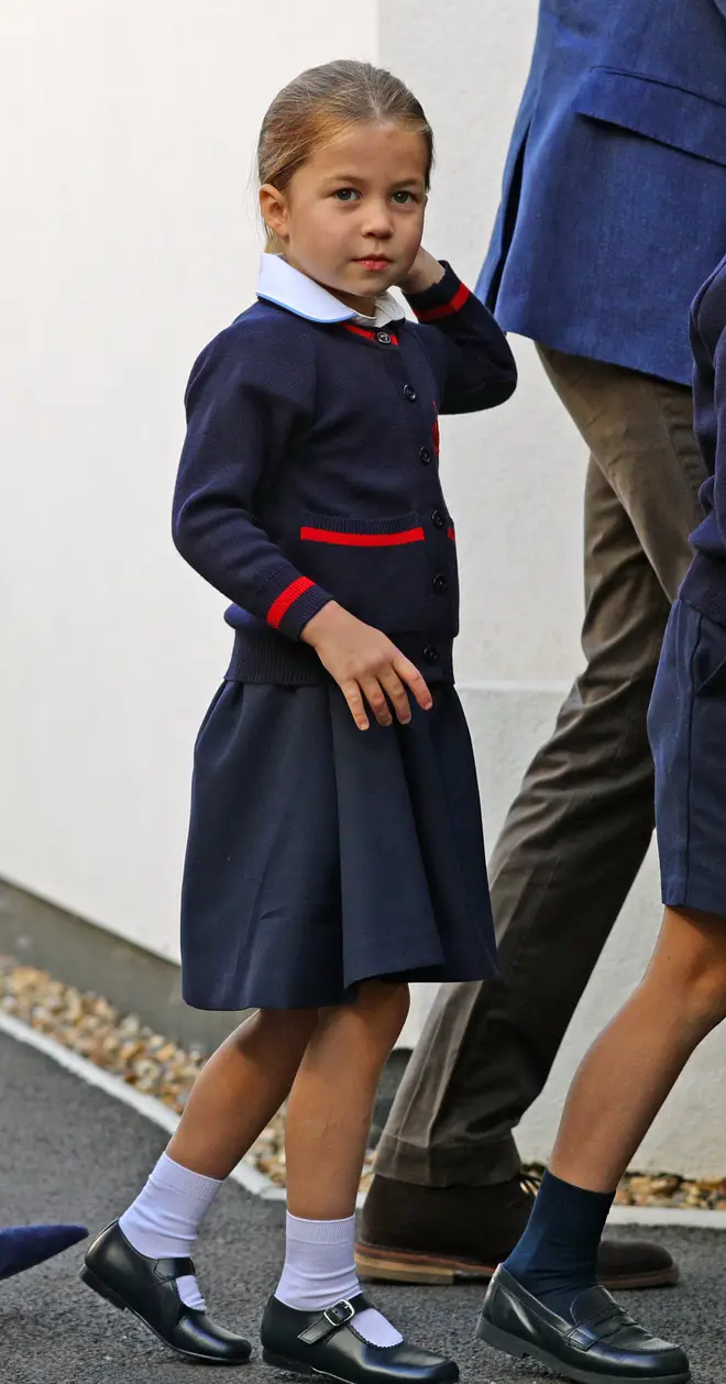 Princess Charlotte looked so grown up in her school uniform