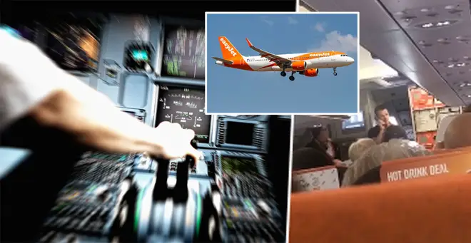An Easyjet passenger was forced to fly a plane
