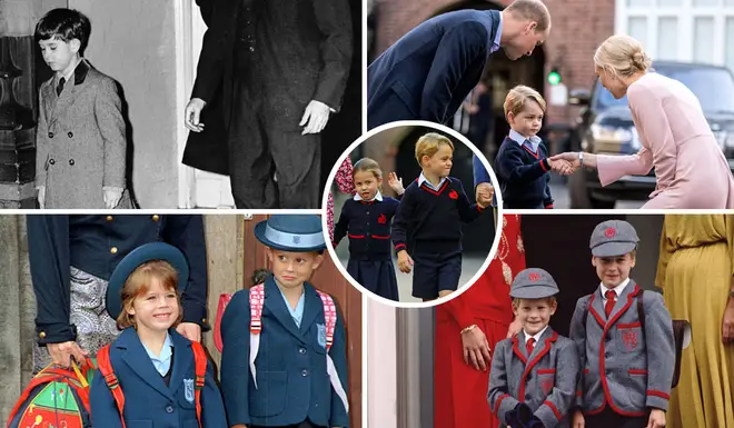 The royal family's first day at school photo album revealed