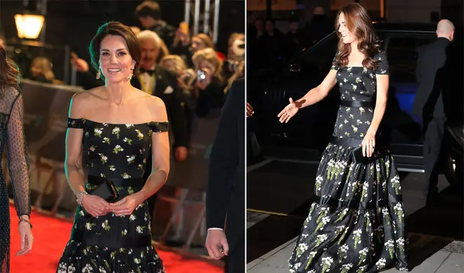 Kate looked stunning in this Alexander McQueen dress