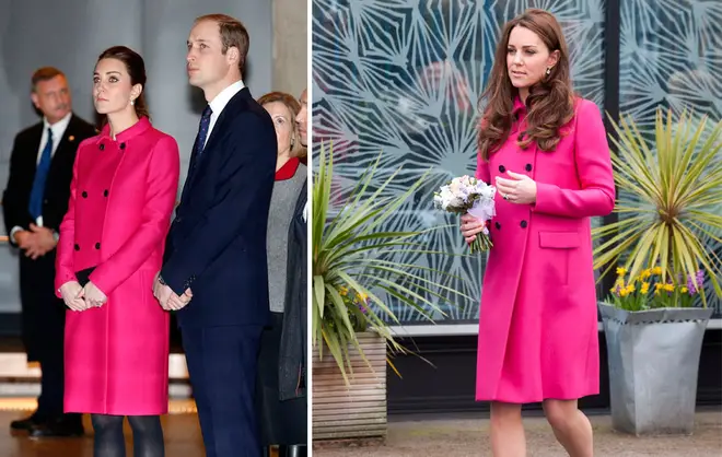 Kate has stunned multiple times in this Mulberry coat