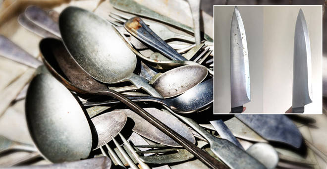 Here's how to get rid of stains from your cutlery
