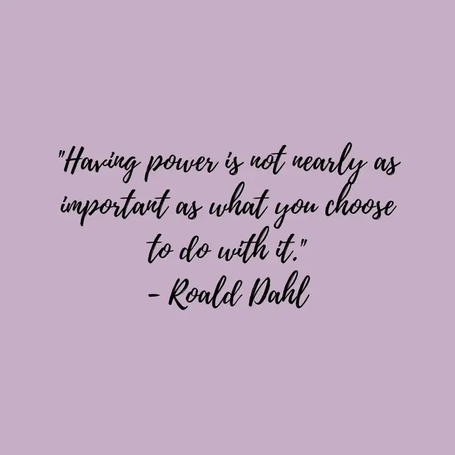 Roald Dahl on responsibility and power