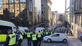 Glasgow Republican Loyalist march