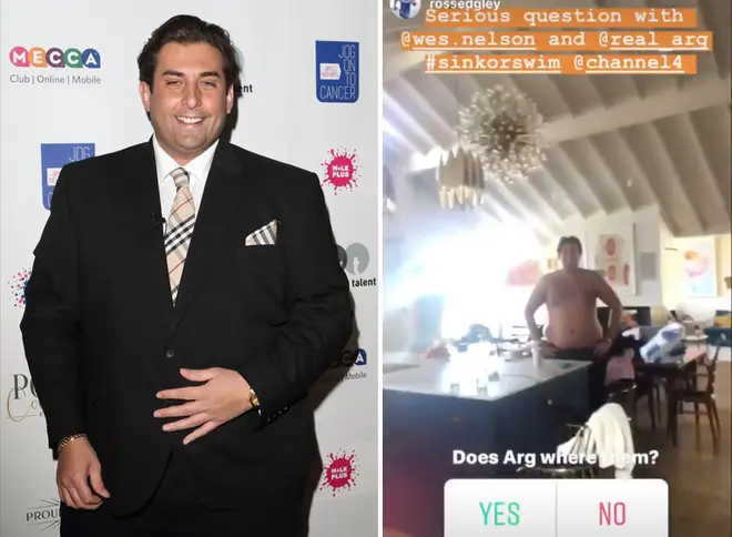James Argent is training twice a day and is 'losing weight'