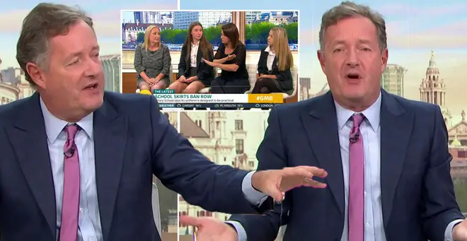 Piers Morgan has hit out at his former school