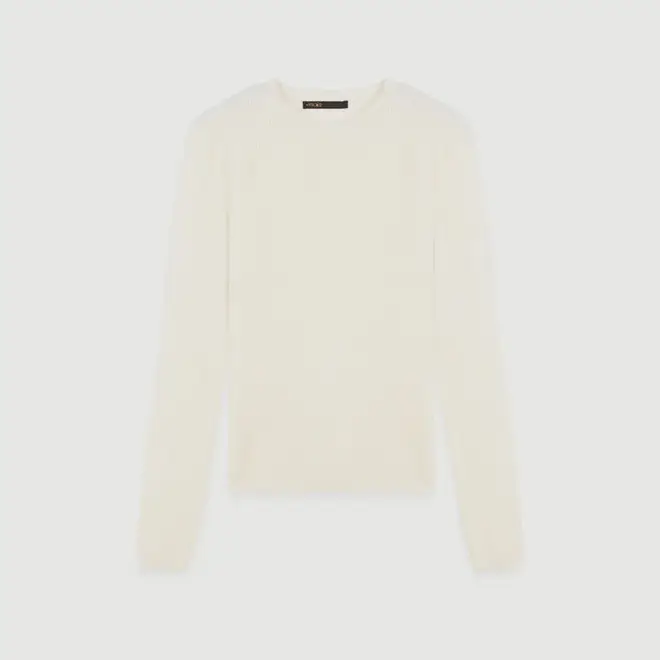 Holly's jumper is £185 from Maje Paris