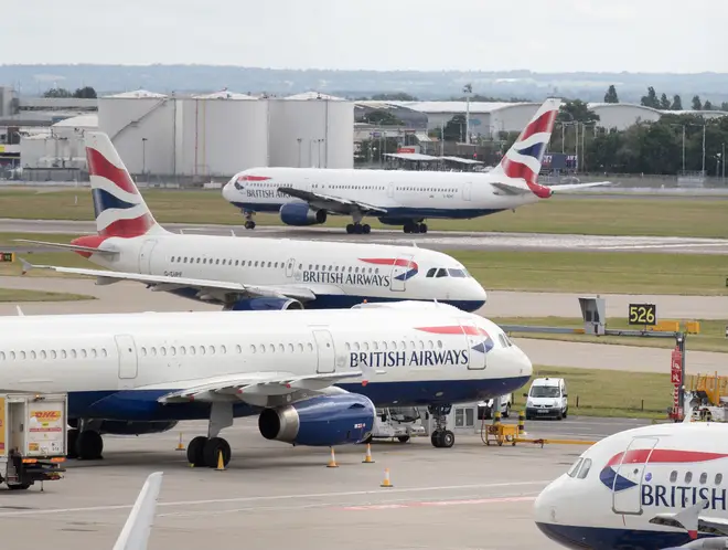 British Airways flights have been halted