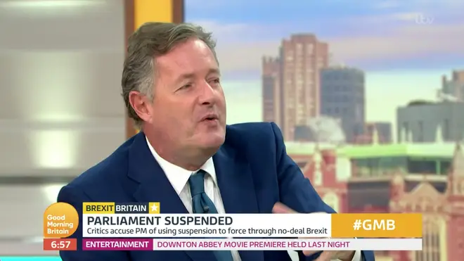 Piers Morgan ranted about the award on GMB