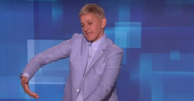 Ellen joked that she knew exactly how to hold Archie now