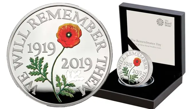 Royal Mint are marking 100 years of Remembrance Day