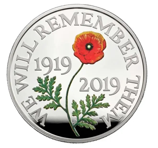 The Remembrance Day coin was designed by Harry Brockway