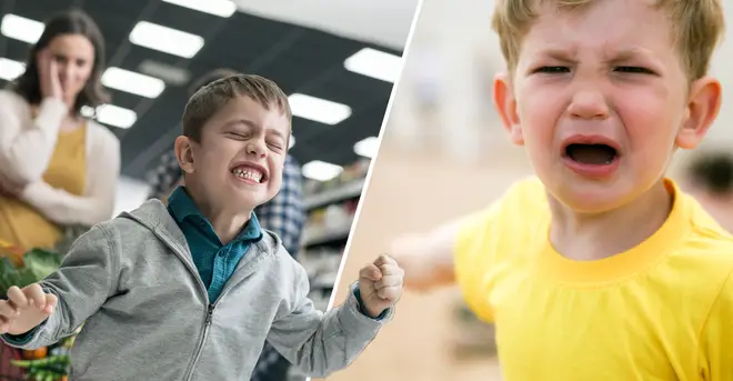 A mum was furious when a shopper told her son to 'shut up'