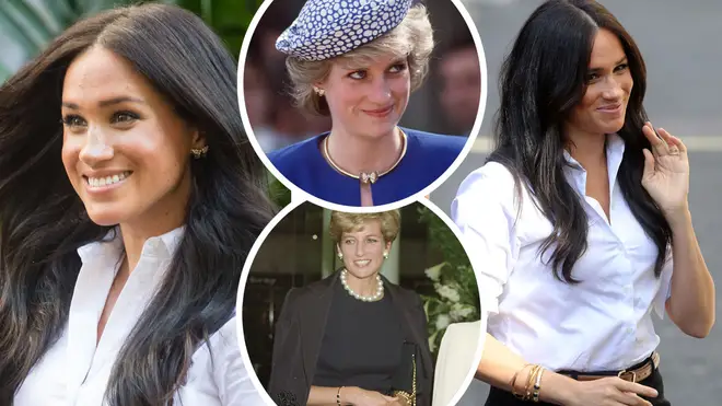 Meghan Markle honoured Princess Diana as she wore two pieces from her jewellery collection