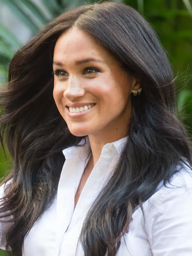 Meghan Markle re-wore the butterfly earrings she was first seen in during her royal tour of Australia with Harry