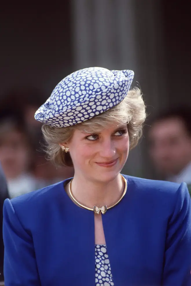 Princess Diana wore the butterfly earrings during the royal tour of Canada